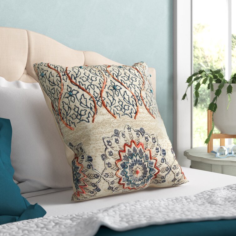 Pottery barn discount blue throw pillows